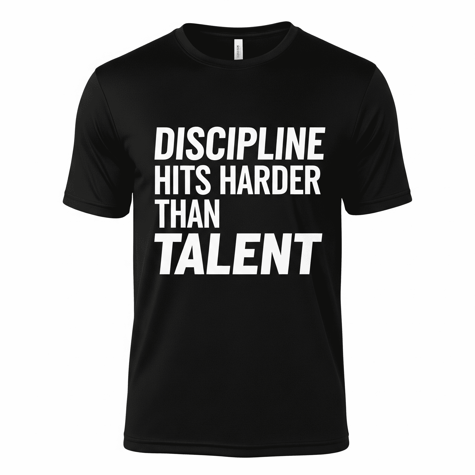 Discipline Hits Harder Than Talent – Faith-Focused Boxing Tee