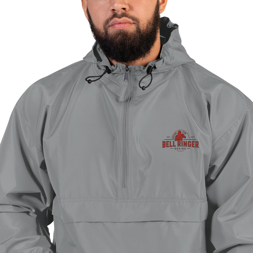 Bell Ringer Logo Bell Ringer Embroidered Champion Packable Jacket (red & black logo ...